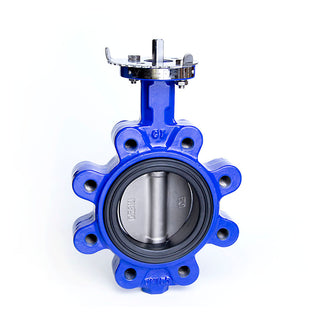 LUGGED BUTTERFLY VALVE - CAST IRON BODY SS 316 DISC - TABLE E